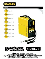 Preview for 2 page of Stanley TOP MIG 1400 User Manual