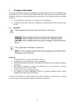 Preview for 4 page of Stanley WSL141 Manual For Installation, Operation And Maintenance