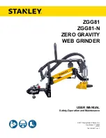 Preview for 1 page of Stanley ZGG81 User Manual