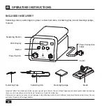 Предварительный просмотр 22 страницы STANNOL INDUSTA HF Operating Instructions Manual