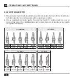 Предварительный просмотр 34 страницы STANNOL INDUSTA HF Operating Instructions Manual