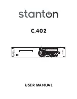 Предварительный просмотр 1 страницы Stanton C.402 User Manual