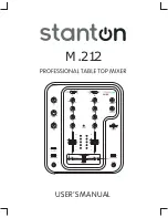 Stanton M.212 User Manual preview
