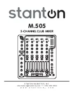 Stanton M.505 User Manual предпросмотр