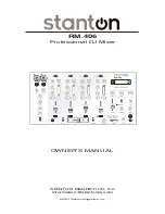 Предварительный просмотр 1 страницы Stanton RM-406 Owner'S Manual