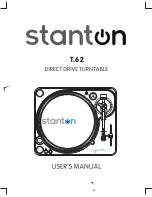 Preview for 1 page of Stanton T.62 User Manual