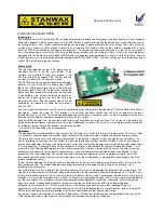 Preview for 1 page of Stanwax Laser S4FB Manual