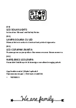 Star-Light YSD50013 Instruction Manual & Safety Notes preview