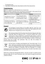 Preview for 6 page of Star-Light YSD50013 Instruction Manual & Safety Notes