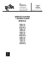 Preview for 1 page of Star Manufacturing International 20SG-2D Operating Instructions