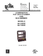 Preview for 1 page of Star Manufacturing International 8A-35SXE Installation And Operating Instructions Manual