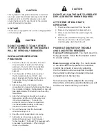 Preview for 4 page of Star Manufacturing International 8A-35SXE Installation And Operating Instructions Manual