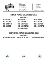 Preview for 1 page of Star Manufacturing International 8G-615MZ Installation And Operating Instructions Manual