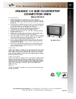 Star Manufacturing Holman CCOQ-3 Specification Sheet preview