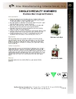 Star Manufacturing Lighted Specification Sheet preview