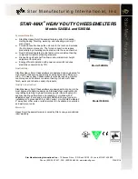 Star Manufacturing STAR-MAX 524SBA Specification Sheet preview