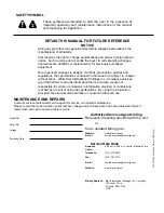 Preview for 2 page of Star Max 301HLF Series Assembly, Installation And Operation Instructions