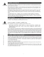 Preview for 3 page of Star Max 515TGF Installation And Operation Instructions Manual