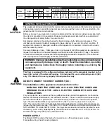 Предварительный просмотр 3 страницы Star Max 530FF SERIES Installation And Operation Instructions Manual