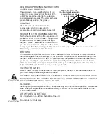 Preview for 7 page of Star Max 6015CBD Installation And Operation Instructions Manual