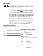 Preview for 2 page of Star Max 615MF Installation And Operation Instructions Manual