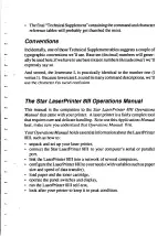 Preview for 5 page of Star Micronics 8111 Applications Manual