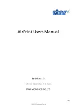 Preview for 1 page of Star Micronics AirPrint User Manual