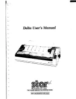 Star Micronics Delta User Manual preview