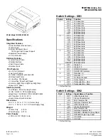 Star Micronics DP-8340 FM-120 Quick Start Manual preview