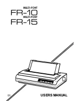 Star Micronics FR-10 User Manual preview