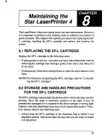 Предварительный просмотр 81 страницы Star Micronics LaserPrinter 4 Operation Manual