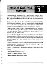 Preview for 7 page of Star Micronics LaserPrinter 8III Operation Manual