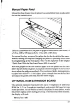 Preview for 27 page of Star Micronics LaserPrinter 8III Operation Manual