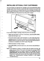 Preview for 79 page of Star Micronics LaserPrinter 8III Operation Manual