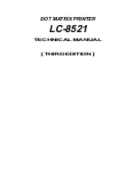 Star Micronics LC-8521 Technical Manual preview