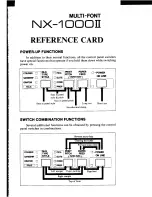 Предварительный просмотр 123 страницы Star Micronics MULTI-FONT NX-1000II User Manual