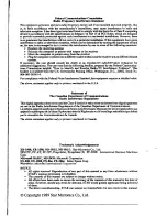 Preview for 2 page of Star Micronics Multi-Font XR-1000 User Manual