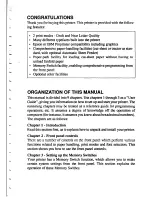 Preview for 3 page of Star Micronics Multi-Font XR-1000 User Manual