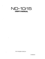 Star Micronics ND-10 User Manual preview