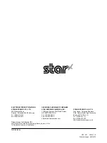 Предварительный просмотр 31 страницы Star Micronics PR921-24-A Specification Manual