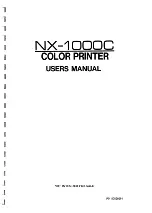 Preview for 3 page of Star Micronics Rainbow NX-1000C User Manual