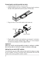 Preview for 4 page of Star Micronics RS 232C Serial to Parallel Converter SPC-8K User Manual