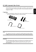 Preview for 5 page of Star Micronics SF-10HA User Manual