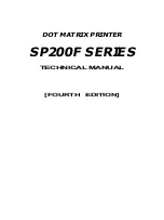 Preview for 1 page of Star Micronics SP200F Technical Manual