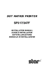 Star Micronics SP317 Installation Manual preview