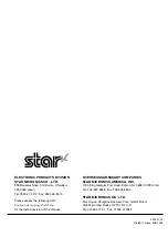 Preview for 40 page of Star Micronics SP317 Installation Manual