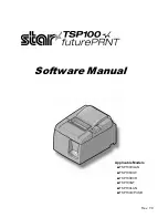 Предварительный просмотр 1 страницы Star Micronics Star futurePRNT TSP100GT Software Manual