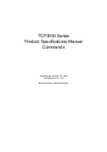 Preview for 1 page of Star Micronics TCP300II Series Product Specifications Manual