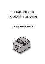 Star Micronics TSP650 II SERIES Hardware Manual preview