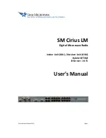 Star Microwave SM Cirius LM User Manual preview